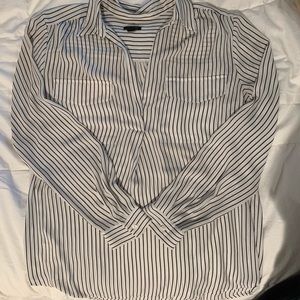 Ann Taylor Striped Blouse